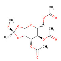 4435-05-6 3,4,6-Tri-O-acetyl-b-D-mannopyranose 1,2-(Methyl Orthoacetate) chemical structure