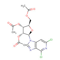 63423-94-9 1-(2,3,5-Tri-O-acetyl-b-D-ribofuranosyl)-4,6-dichloroimidazo[4,5-c]pyridine chemical structure