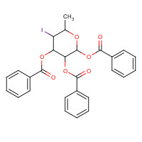 132867-78-8 1,2,3-Tri-O-benzoyl-4,6-dideoxy-4-iodo-a-L-glucopyranose chemical structure