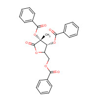 7392-74-7 2,3,5-Tri-O-benzoyl-2-C-methyl-D-ribonic-1,4-lactone chemical structure