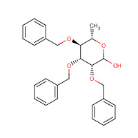 210426-02-1 2,3,4-Tri-O-benzyl-L-rhamnopyranose chemical structure