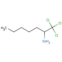 59344-47-7 Trichloroheptyl Stannane chemical structure