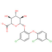 63156-12-7 Triclosan O-b-D-Glucuronide chemical structure