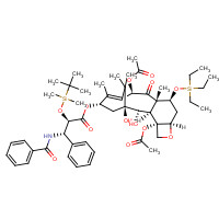 162459-94-1 7-O-(Triethylsilyl)-2'-O-tert-butyl(dimethyl)silyl-2-debenzoyl Paclitaxel chemical structure
