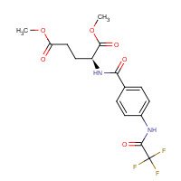 461426-33-5 N-[4-[(Trifluoroacetyl)amino]benzoyl-d4]-L-glutamic Acid Dimethyl Ester chemical structure