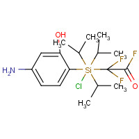 342621-21-0 2-Trifluoroacetyl-4-chloro-5-triisopropylsilyloxyaniline chemical structure