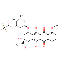 26388-52-3 N-(Trifluoroacetyl)daunorubicin chemical structure