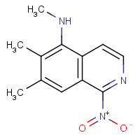107095-00-1 N,2,3-Trimethyl-5-nitro-6-quinoxalinamine chemical structure