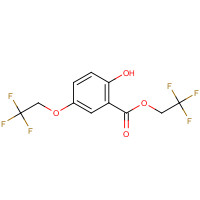 106854-80-2 2,2,2-Trifluoroethyl 2-Hydroxy-5-(2,2,2-trifluoroethoxy)benzoate chemical structure
