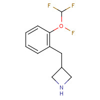 937612-31-2 3-[[(2-Trifluoromethoxy)phenyl]methyl]azetidine chemical structure