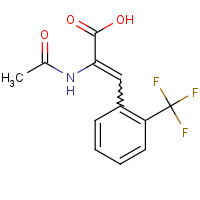 3094-32-4 2-Trifluoromethyl-a-acetamidocinnamic Acid chemical structure