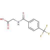 89035-91-6 N-[4-(Trifluoromethyl)benzoyl]glycine chemical structure