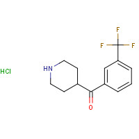 64670-97-9 4-(3-Trifluoromethylbenzoyl)piperidine Hydrochloride chemical structure