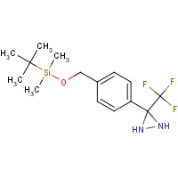 87736-83-2 4-[3-(Trifluoromethyl)-3H-diaziridine]benzyl Alcohol tert-Butyl(dimethyl)silyl Ether chemical structure