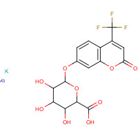 143547-78-8 4-Trifluoromethylumbelliferyl b-D-Glucuronide Potassium Salt chemical structure