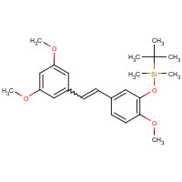 586410-23-3 (Z)-3,4',5-Trimethoxy-3'-(tert-butyldimethylsilyloxy)stilbene chemical structure