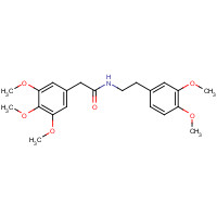 7668-87-3 N-(3,4,5-Trimethoxyphenylacetyl)homoveratrylamine chemical structure