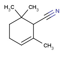 57524-14-8 2,6,6-Trimethylcyclohex-2-ene-1-ylcarbonitrile chemical structure