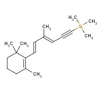 228120-22-7 1,3,3-Trimethyl-2-[(1E,3E)-3-methyl-6-(trimethylsilyl)-1,3-hexadien-5-yn-1-yl]-cyclohexene chemical structure
