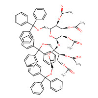 35867-26-6 1,6,6'-Tri-O-tritylsucrose Pentaacetate chemical structure