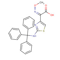 64485-90-1 (Z)-2-(2-Tritylaminothiazol-4-yl)-2-methoxyiminoacetic Acid chemical structure