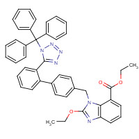 856414-35-2 N-Trityl Candesartan Ethyl Ester chemical structure