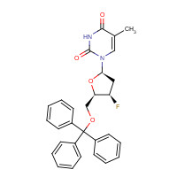 135197-63-6 5-O-Trityl-3'-deoxy-3'-fluorothymidine chemical structure