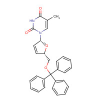 5964-41-0 5'-O-Trityl-2',3'-dehydrothymidine chemical structure