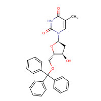55612-11-8 5'-O-Trityl-3'-b-hydroxythymidine chemical structure