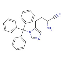 268548-74-9 4-(1-Tritylimidazol-4-yl)-2-aminobutryonitrile chemical structure