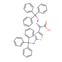 69689-81-2 (E)-2-(Trityloxyimino)-2-[2-(tritylamino)thiazol-4-yl]acetic Acid chemical structure