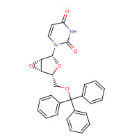 96253-10-0 5'-O-Trityluridine-2',3'-lyxo-epoxide chemical structure