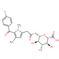 75871-31-7 Zomepirac Acyl-O-b-D-glucuronide chemical structure