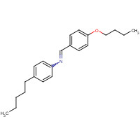 39777-05-4 p-Butoxybenzylidene p-Pentylaniline chemical structure