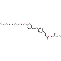 60951-46-4 4-Decyloxybenzylidene 4-aminocinnamic acid L-2-methylbutyl ester chemical structure
