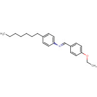 39777-17-8 p-Ethoxybenzylidene p-Heptylaniline chemical structure