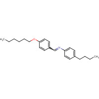 29743-11-1 p-Hexyloxybenzylidene p-Butylaniline chemical structure