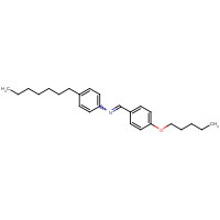 39777-20-3 p-Pentyloxybenzylidene p-Heptylaniline chemical structure
