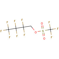6401-01-0 2,2,3,3,4,4,4-Heptafluorobutyl trifluoromethanesulfonate chemical structure