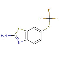 326-45-4 2-Amino-6-(trifluoromethylthio)benzothiazole chemical structure