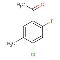 177211-26-6 1-(4-Chloro-2-fluoro-5-methylphenyl)-1-ethanone chemical structure