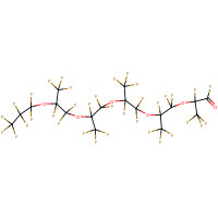 13252-15-8 Perfluoro-2,5,8,11,14-pentamethyl-3,6,9,12,15-pentaoxaoctadecanoyl fluoride chemical structure
