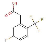 239135-52-5 5-Fluoro-2-(trifluoromethyl)phenylacetic acid chemical structure