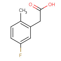 261951-75-1 5-Fluoro-2-methylphenylacetic acid chemical structure