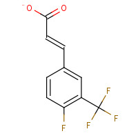 239463-90-2 4-Fluoro-3-(trifluoromethyl)cinnamic acid chemical structure