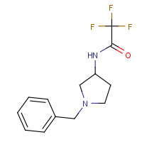 115445-23-3 1-Benzyl-3-(trifluoroacetamido)pyrrolidine chemical structure