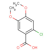 60032-95-3 2-Chloro-4,5-dimethoxybenzoic acid chemical structure