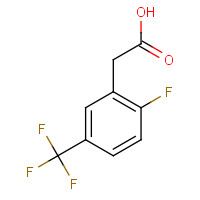 220227-66-7 2-Fluoro-5-(trifluoromethyl)-phenylacetic acid chemical structure