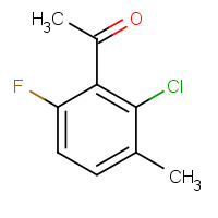 261762-63-4 2'-Chloro-6'-fluoro-3'-methylacetophenone chemical structure