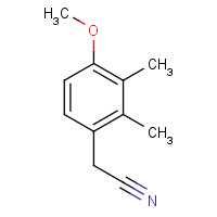 206559-60-6 2,3-Dimethyl-4-methoxyphenylacetonitrile chemical structure